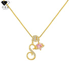 Hot-Selling Dopamine 26 English Letter Necklace Sweet Girl Accessories Light Luxury High-End Feel 
