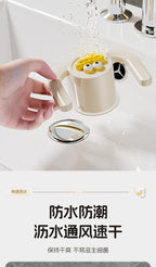 Bathroom Slipper Rack Punch-Free Bathroom Hanging Shoe Storage Fantastic Toilet Wall Slippers Rack Drain Hook 