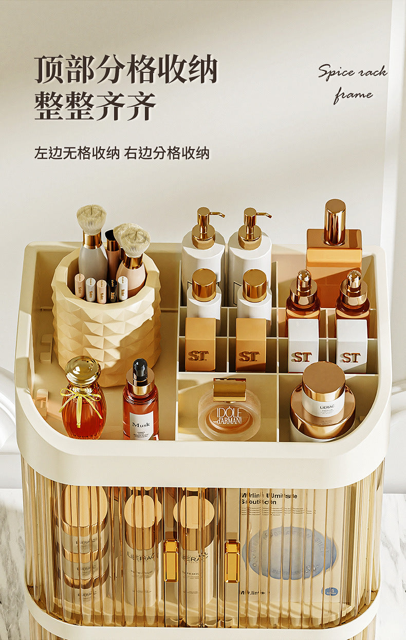 New Makeup Box Cosmetic Storage Box Drawer Desktop Storage Cabinet Dressing Table Miscellaneous Storage Box Large Capacity 