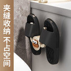 Bathroom Slipper Rack Punch-Free Bathroom Hanging Shoe Storage Fantastic Toilet Wall Slippers Rack Drain Hook 