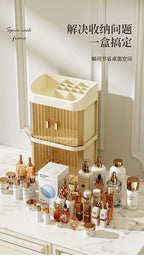 New Makeup Box Cosmetic Storage Box Drawer Desktop Storage Cabinet Dressing Table Miscellaneous Storage Box Large Capacity 