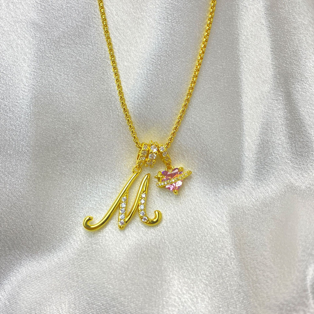 Hot-Selling Dopamine 26 English Letter Necklace Sweet Girl Accessories Light Luxury High-End Feel 