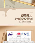 Oxford Cloth Windowed Clothing Storage Box with Lid for Home Use, Large Fabric Organizer Box, Magic Organizer 