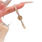 French Retro Zircon Star Pearl Bracelet Exquisite Elegant Versatile Bracelet Light Luxury High-end Feel Women's Jewelry 