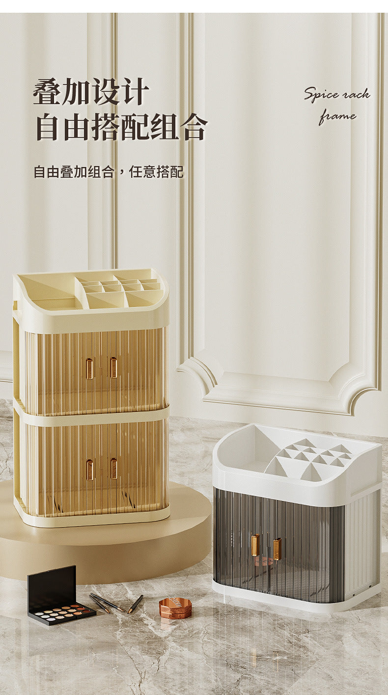 New Makeup Box Cosmetic Storage Box Drawer Desktop Storage Cabinet Dressing Table Miscellaneous Storage Box Large Capacity 