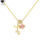 Hot-Selling Dopamine 26 English Letter Necklace Sweet Girl Accessories Light Luxury High-End Feel 