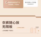 Oxford Cloth Windowed Clothing Storage Box with Lid for Home Use, Large Fabric Organizer Box, Magic Organizer 